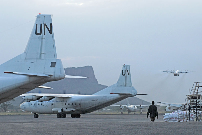 Operation Lifeline Sudan, United Nations for southern Sudan,&lt;p&gt; Lokichoggio, Kenya